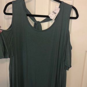 Lane Bryant green swing tee